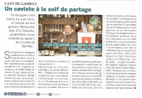 On parle de la Cave de Gamilly dans la presse. Radio France et Presse locale ;o))